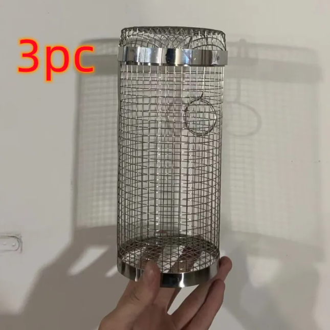 Rolling BBQ Grill Basket