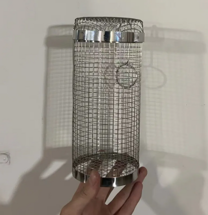 Rolling BBQ Grill Basket